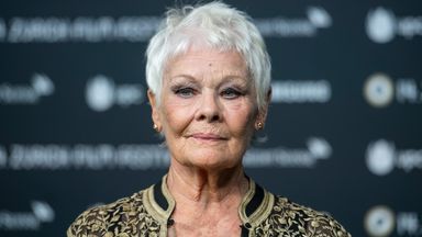 Judi Dench poses on the Green Carpet before the screening of Red Joan at the 14th Zurich Film Festival (ZFF) in Switzerland in 2018